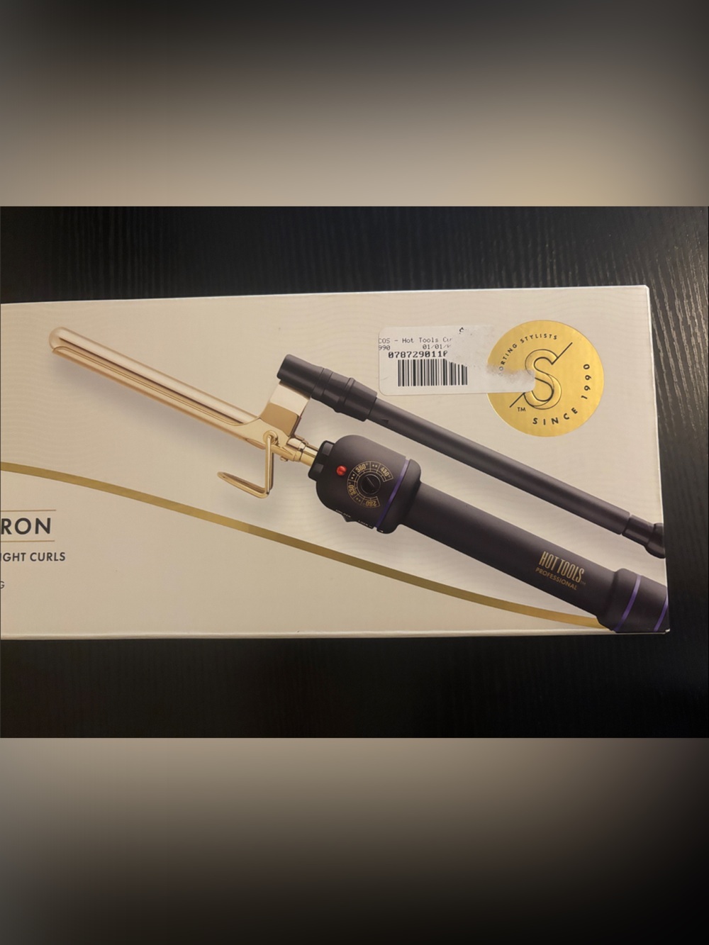 Hot Tools Gold Curling Iron - Black and Gold